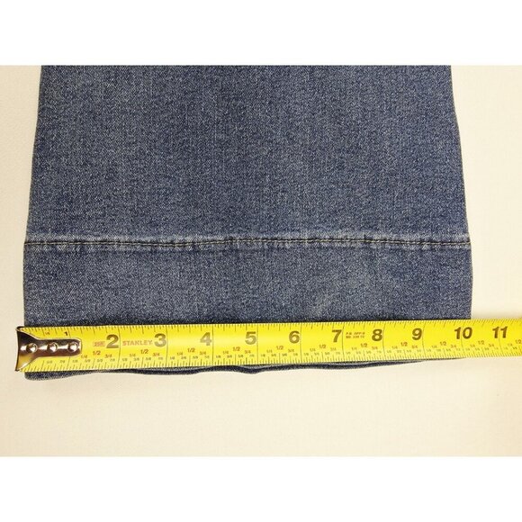 Tommy Hilfiger Size 4 Womens 32 Inch Inseam Lafayette High Rise Flare Blue Jeans - Picture 6 of 13